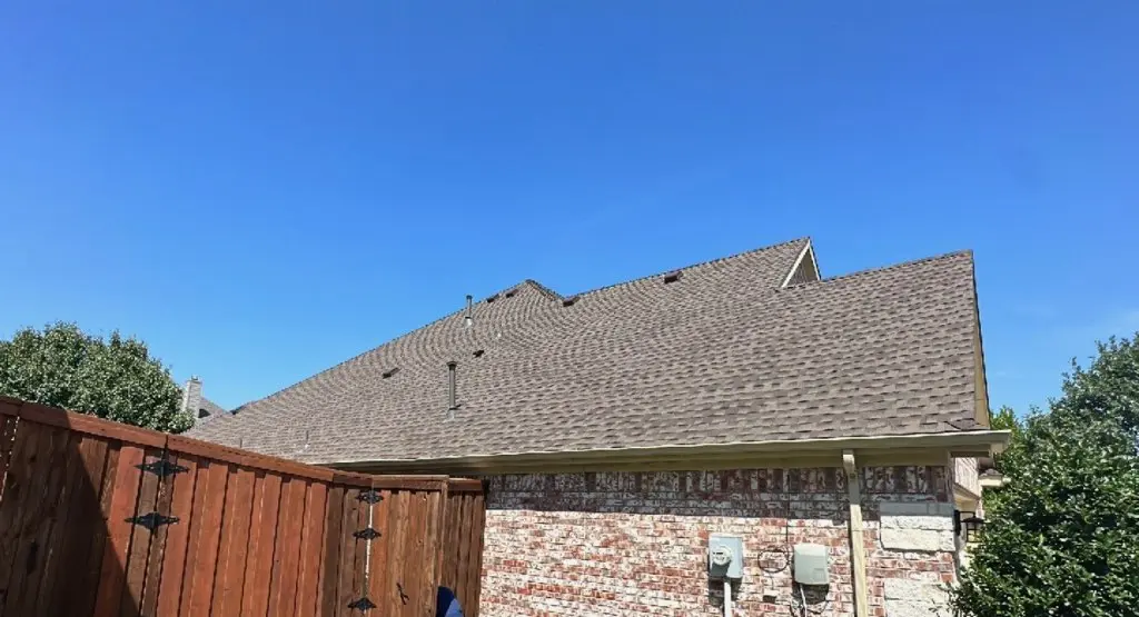 Completed roof replacement project in Hughson